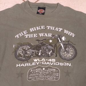 Harley-Davidson Army Green Graphic Tee